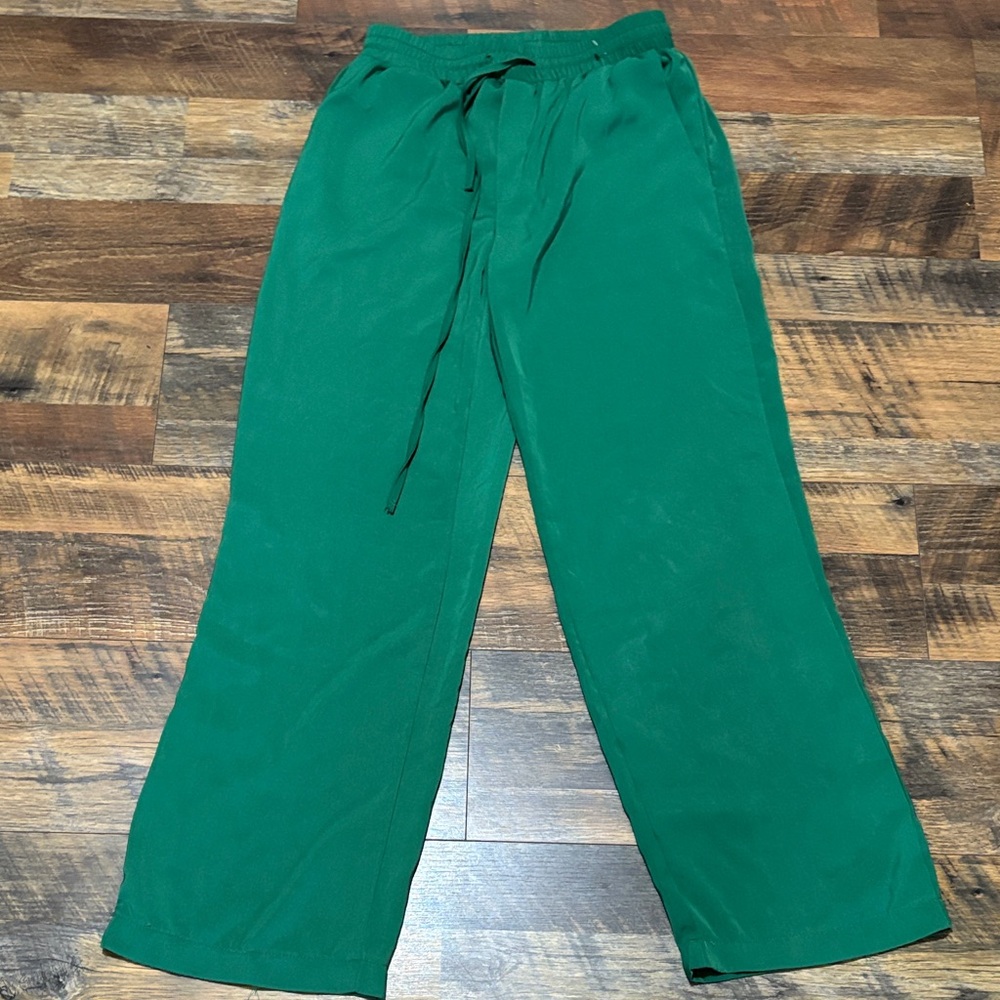 Toppies Vibrant‎ Green Wide-Leg Pants